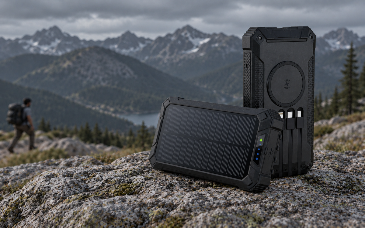 Traditional solar power bank